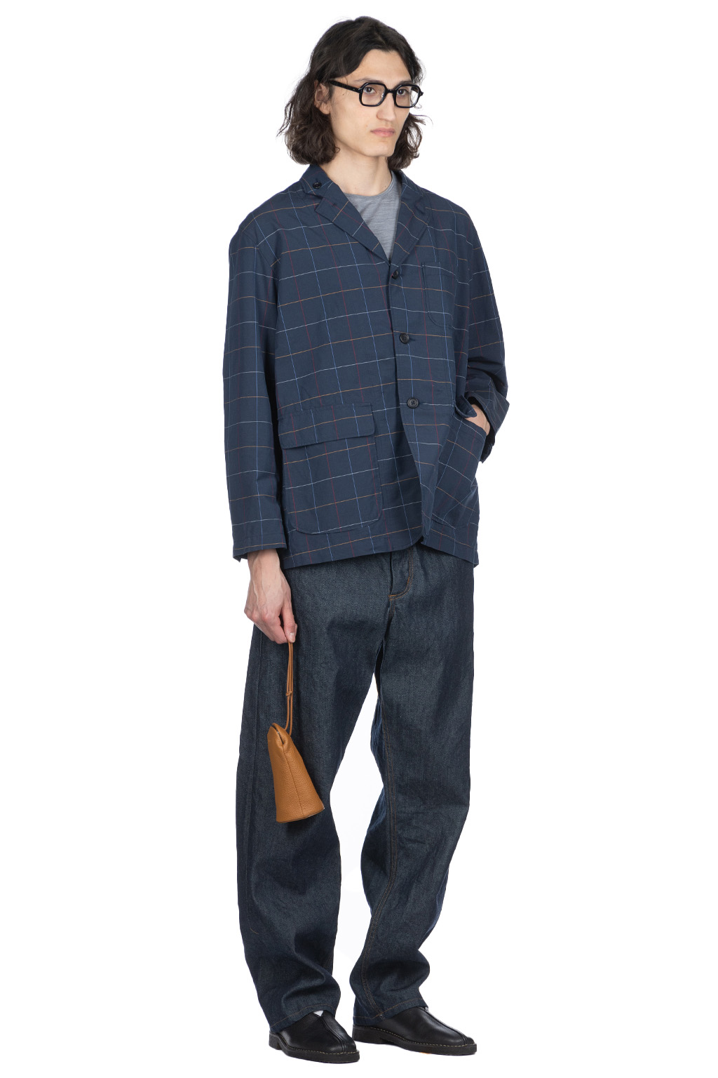 Engineered Garments - Loiter Jacket - Navy CL Windowpane