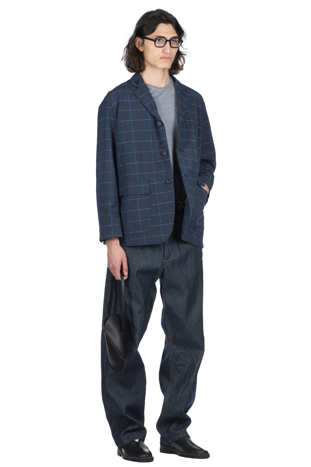 Engineered Garments - Loiter Jacket - Navy CL Windowpane