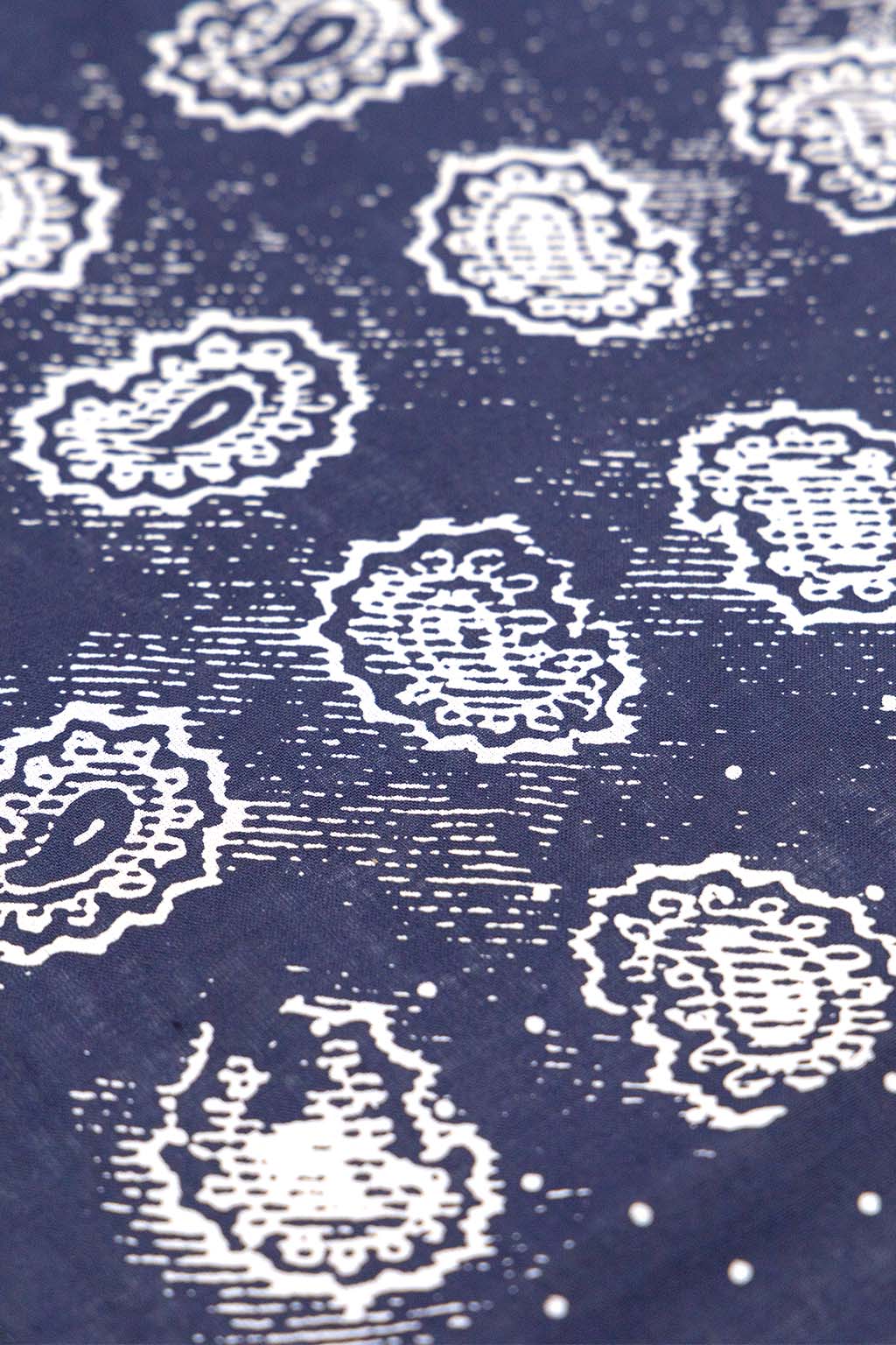 Engineered Garments - Printed Bandana - Navy College