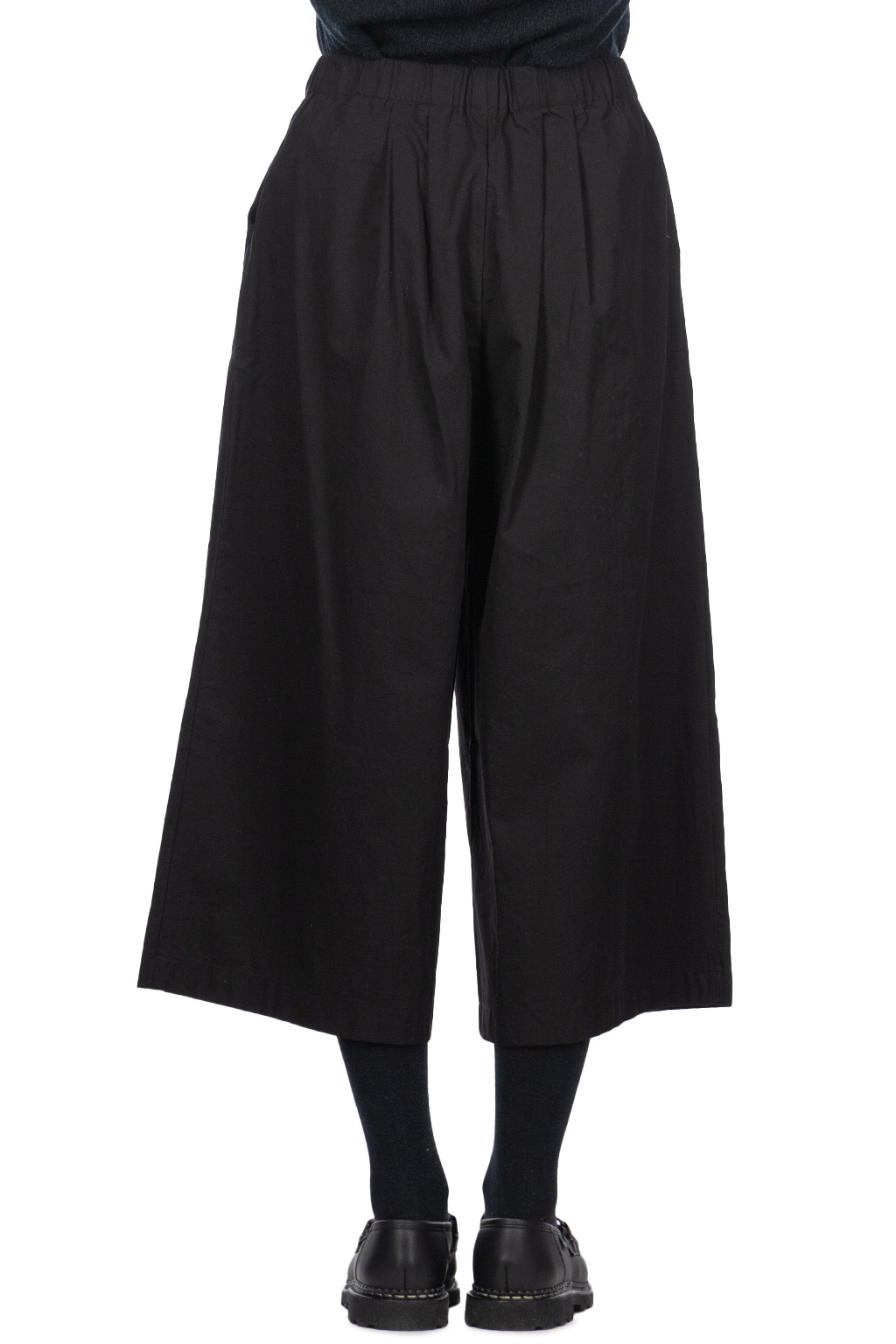 Evam Eva - Cotton Culotte Pants-Black