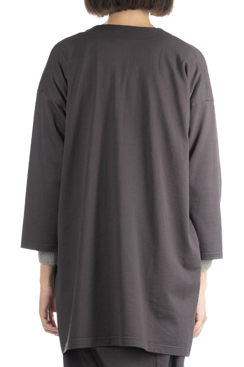 Evam Eva - Sweat Robe-Stone Gray