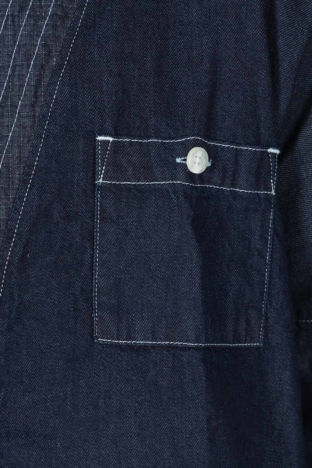 FDMTL - Denim Haori Shirt Rinse - Indigo