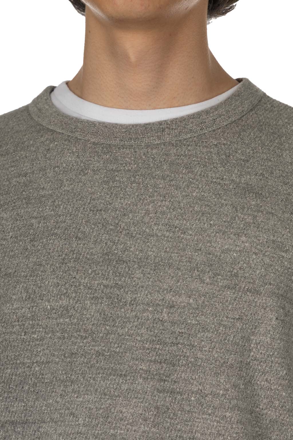 Filmelange - 100% Cotton Crewneck Long Sleeve - Melange