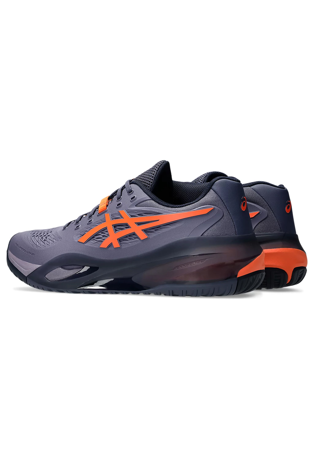 Asics - Gel-Resolution X - Greyish Purple and Nova Orange