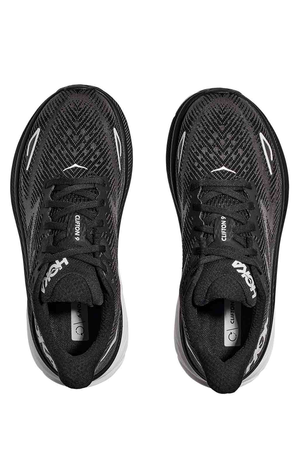 Hoka One One - Men Clifton 9 - Black x White 