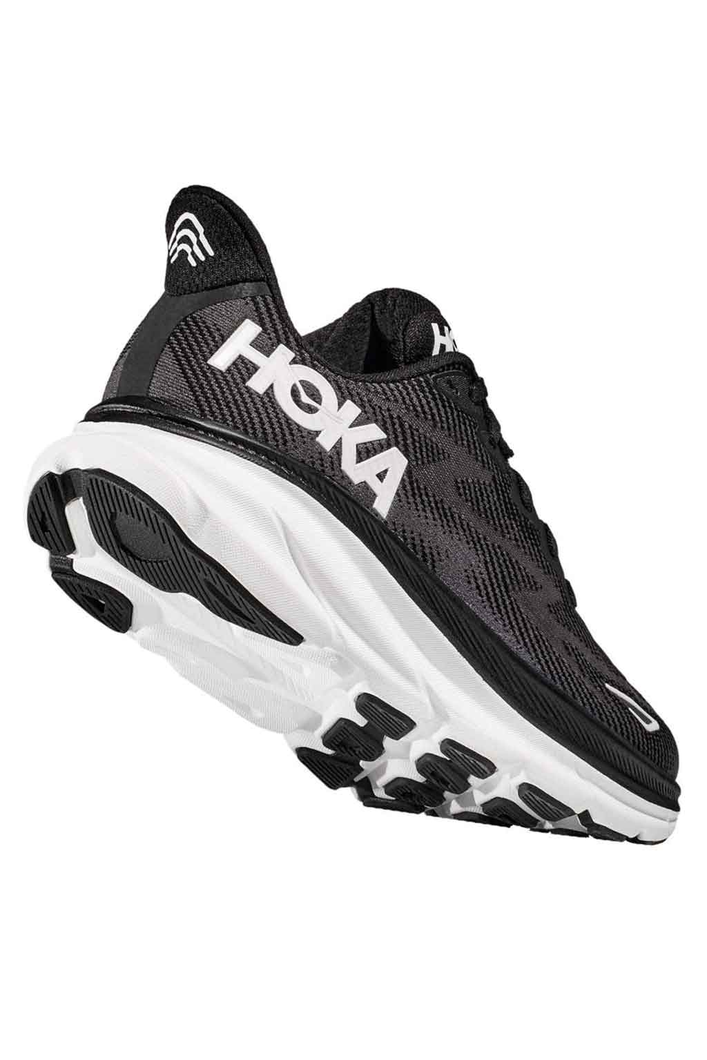 Hoka One One - Men Clifton 9 - Black x White 