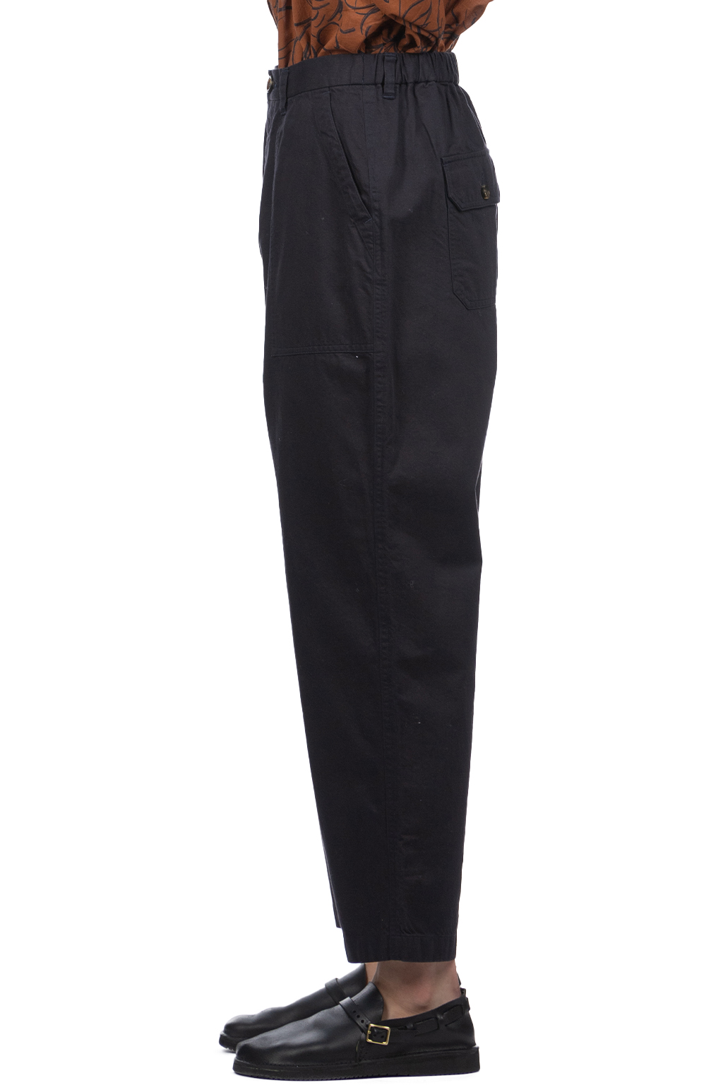 Ichi - Baker Tuck Pants - Navy