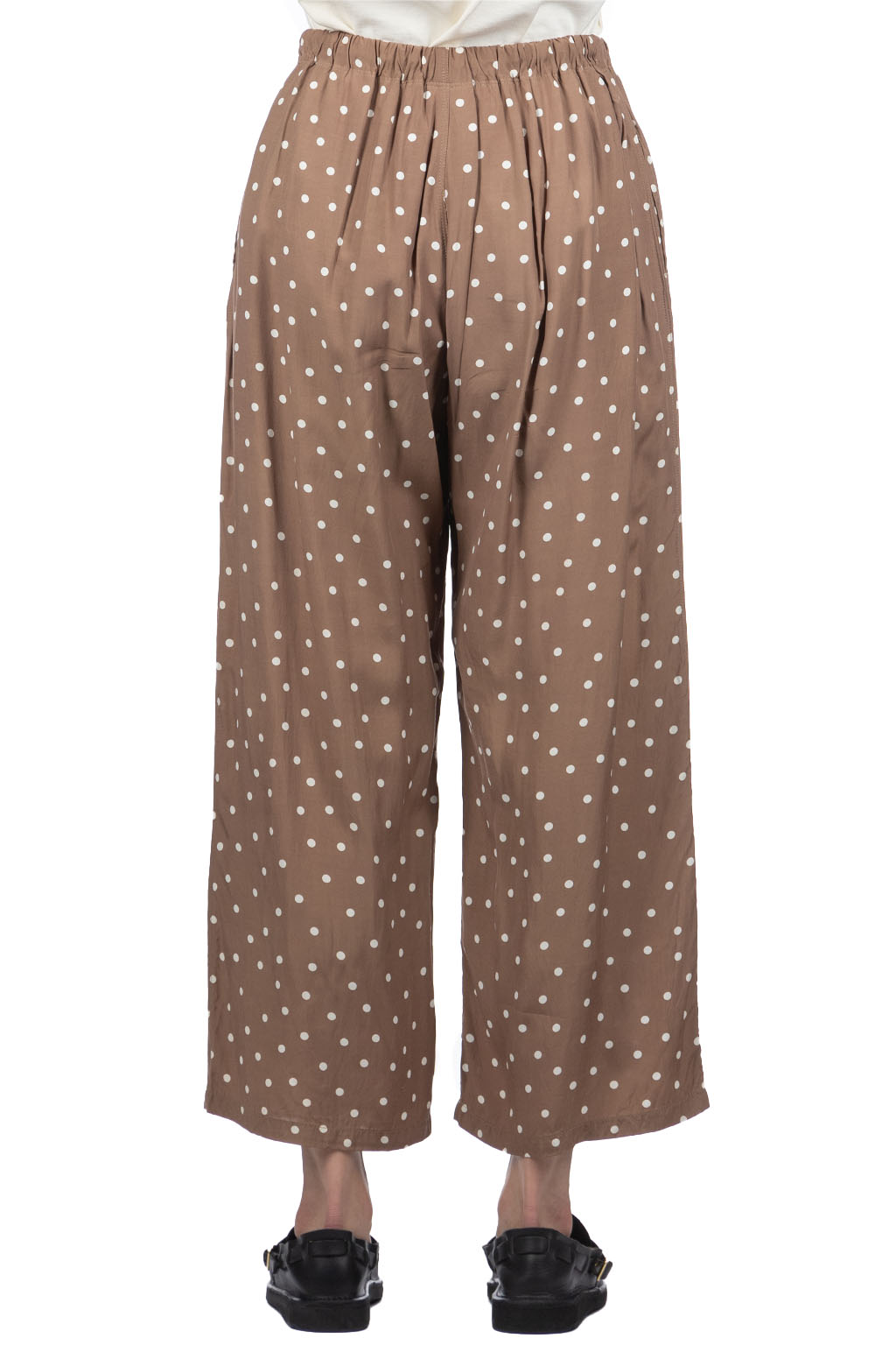 Ichi - Dot Relax Pants - Mocha