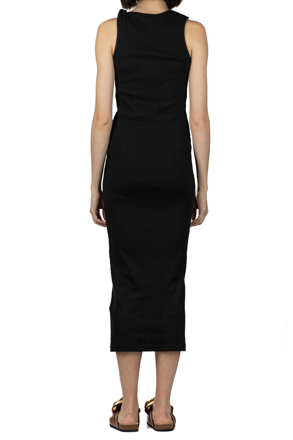 JW Anderson - Anchor Embroidery Twisted Strap Dress