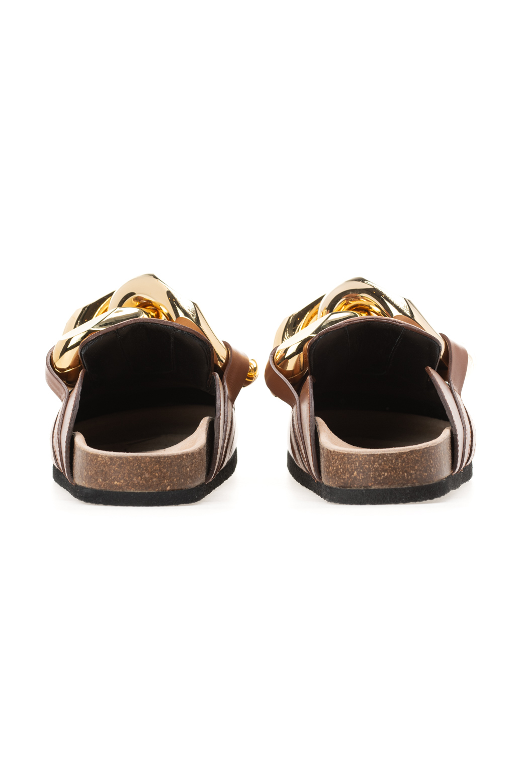 JW Anderson - Chain Loafer Leather Mules