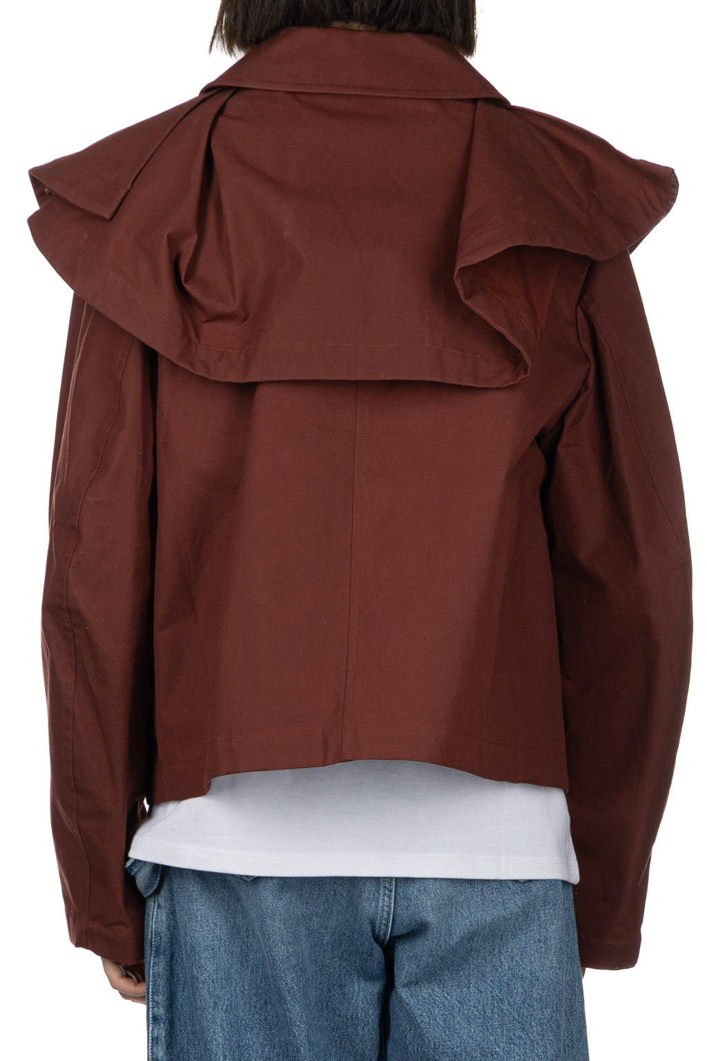 JW Anderson - Oversized Collar Cropped Trench Jacket