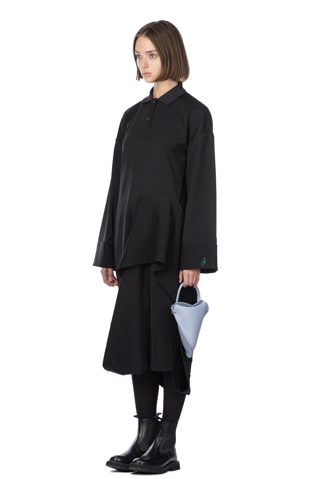 JW Anderson - Sculptural Polo Dress - Black