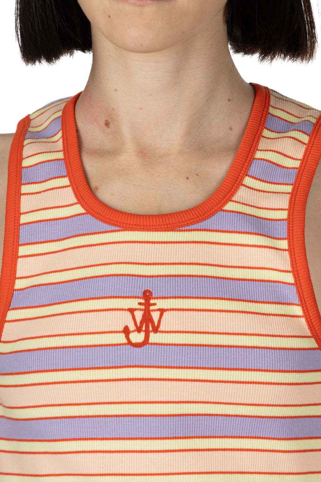 JW Anderson - Striped Contrast Trim Vest