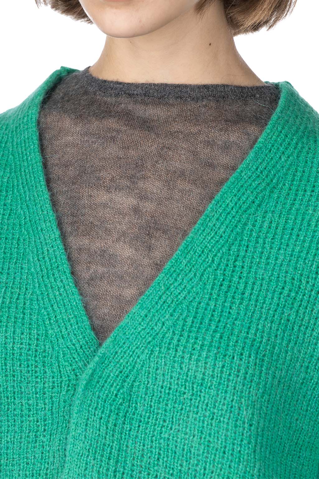 JW Anderson - V Neck Cardigan - Jade