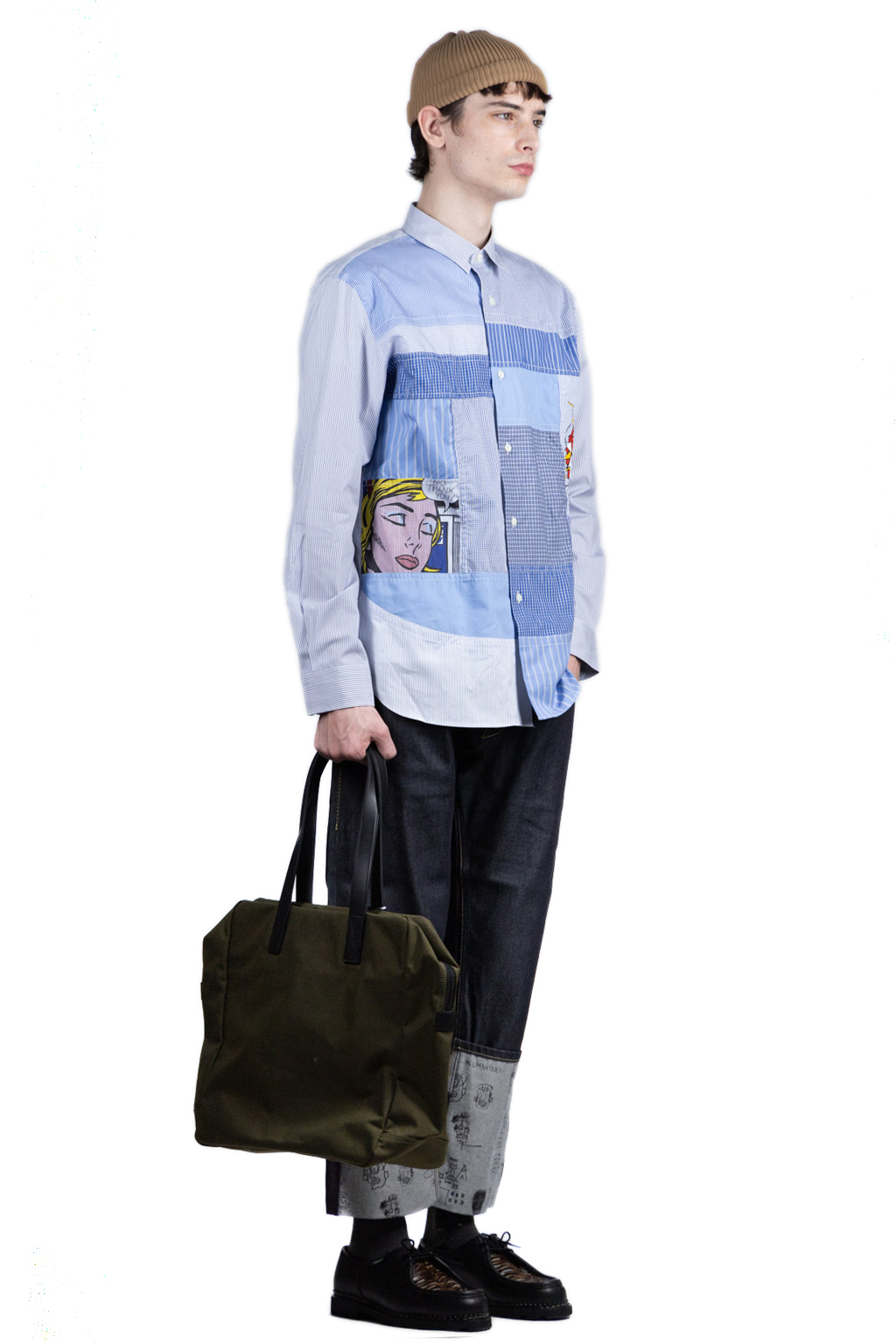 Junya Watanabe MAN Junya x Roy Lichtenstein Patch Work Shirt