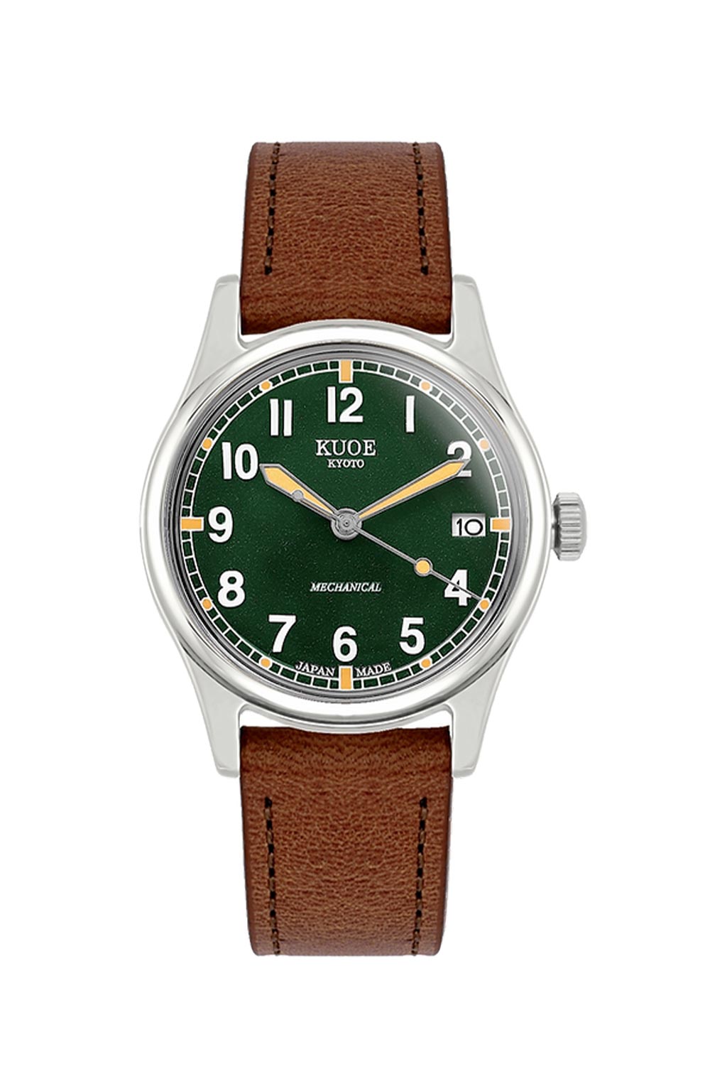 低価即納38164-520　KUOE オールドスミス 90-002 自動巻 時計 腕時計 メンズ　ベルト社外（高級品）　動作品　送料520円～選択式 3針（時、分、秒）