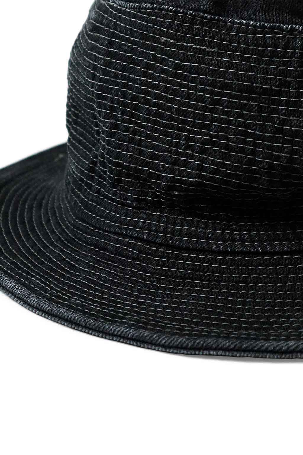 Kapital - 11.5oz BLK x BLK Denim THE OLD MAN AND THE SEA Hat