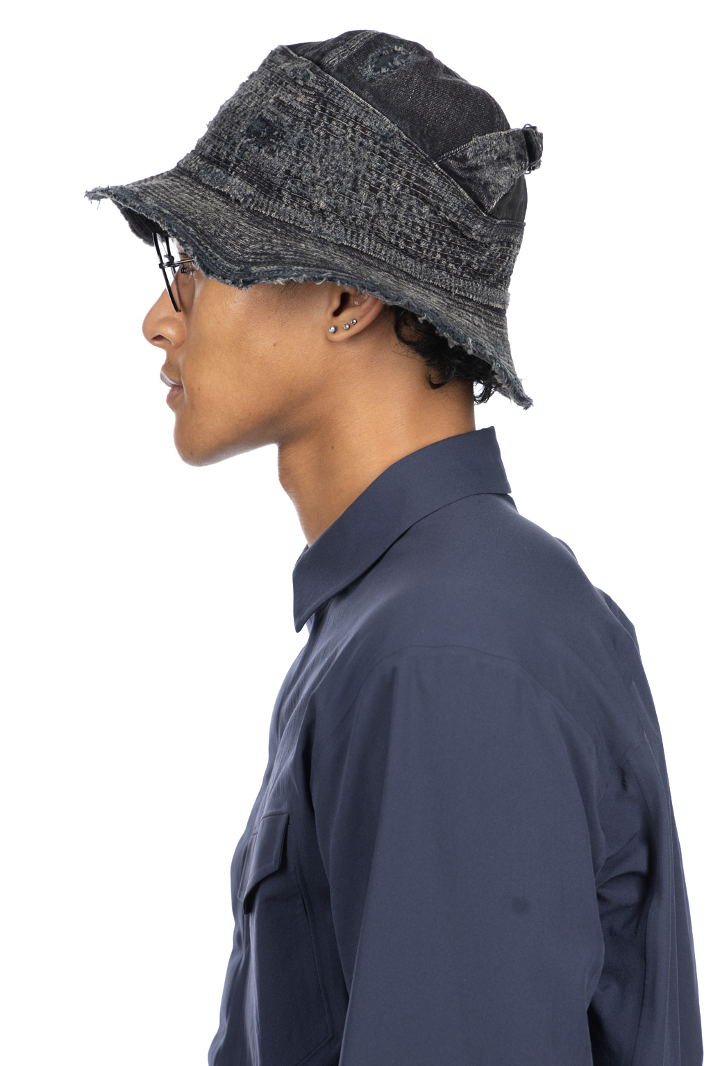 Kapital - 11.5oz BxB Denim The Old Man And The Sea Hat (Crash Remake)