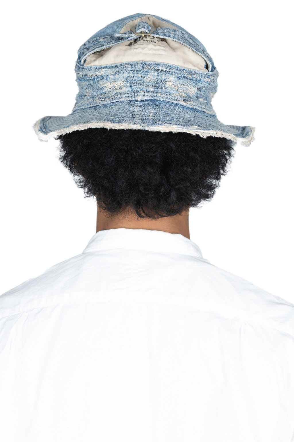 Kapital 11.5oz Denim The Old Man And The Sea Hat (CRASH Remake) - Indigo