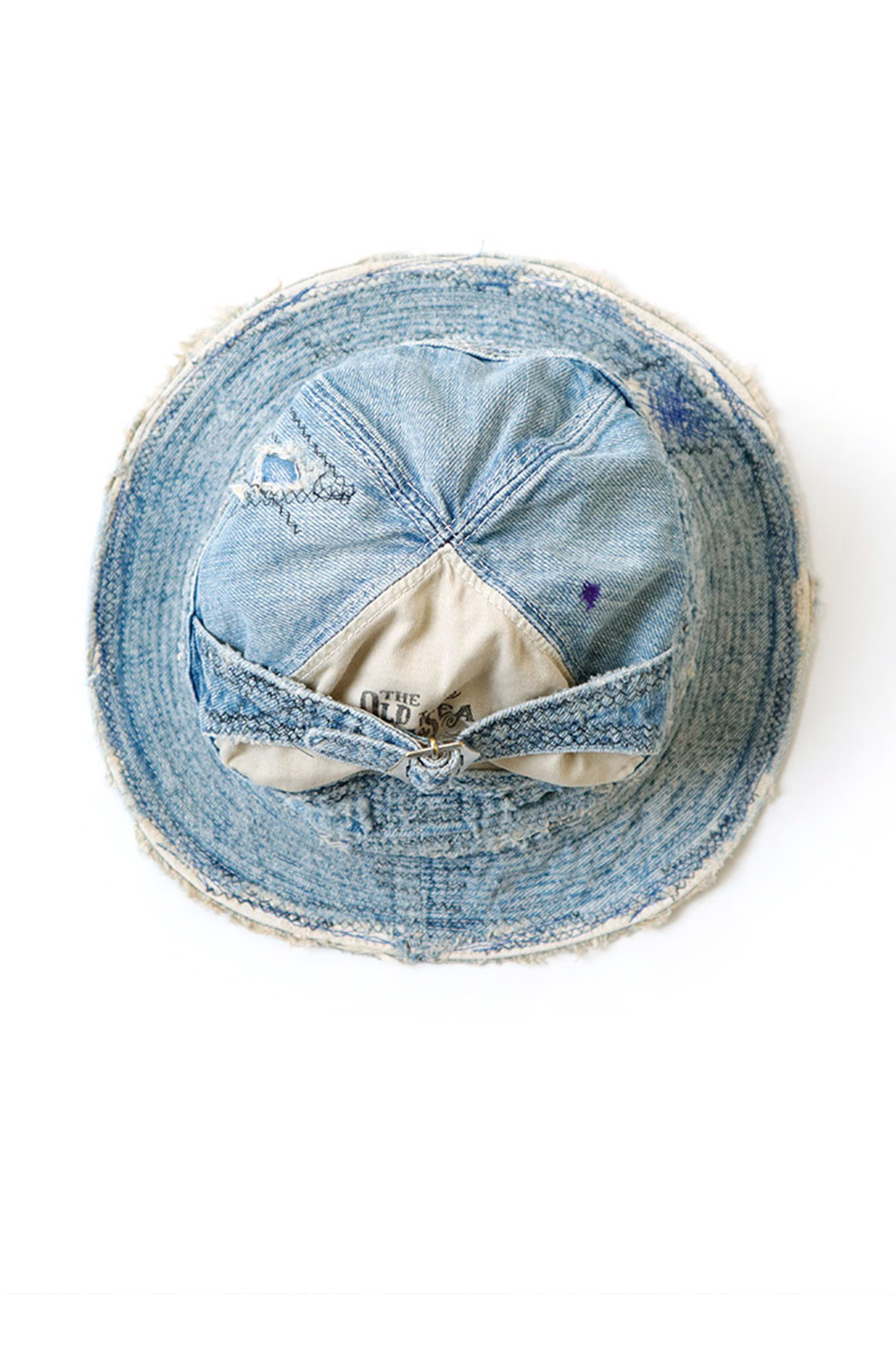 Kapital 11.5oz Denim The Old Man And The Sea Hat (CRASH Remake) - Indigo