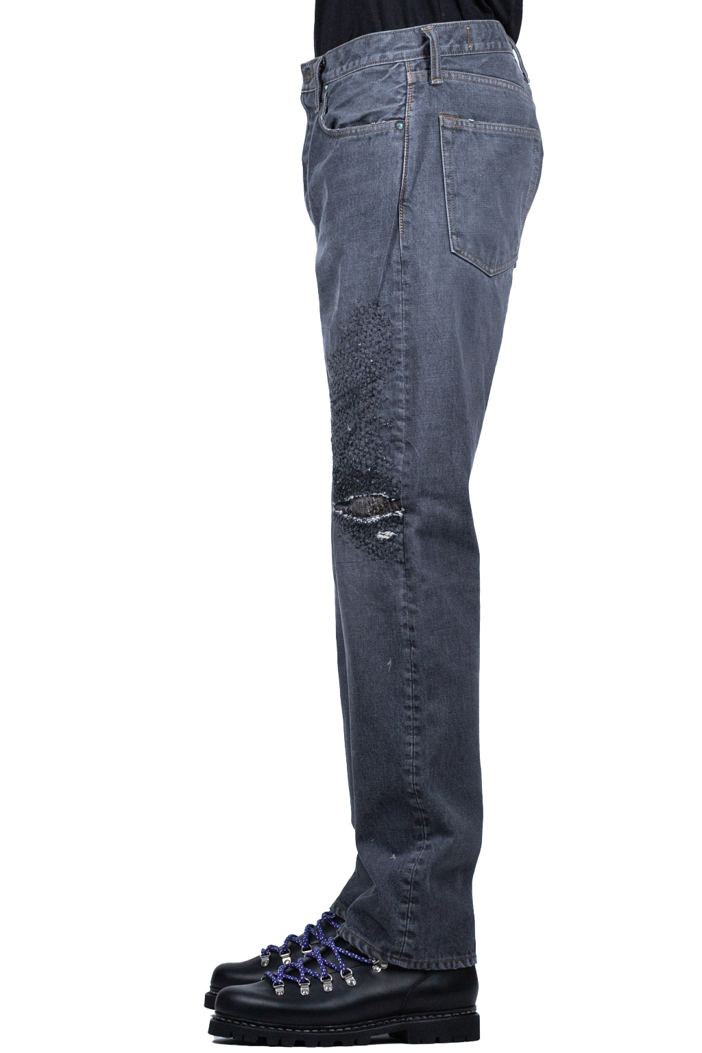 BlueButtonShop - Kapital - Kapital-14oz-BLK-Denim-5P-Monkey-CISCO 