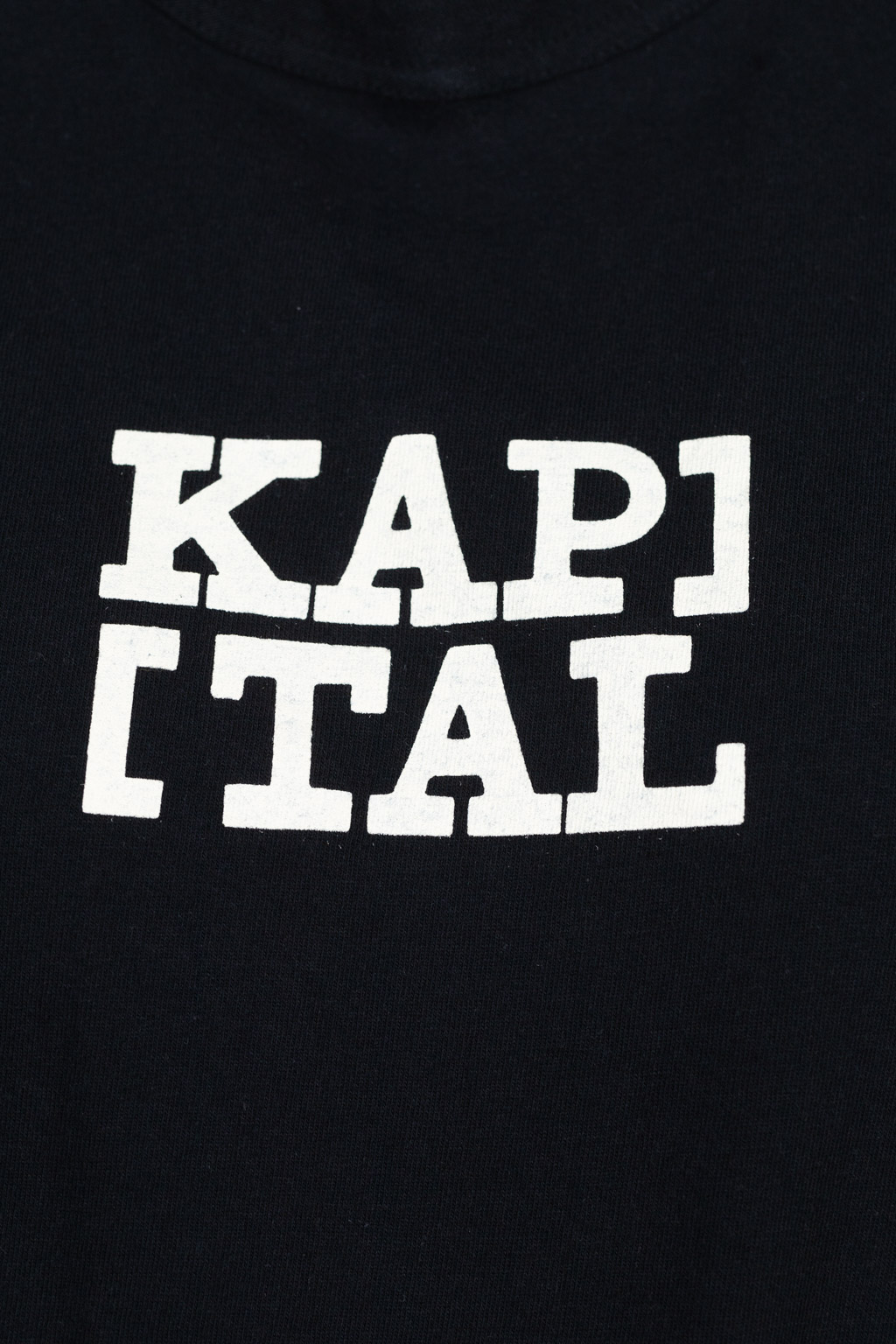 Kapital - 20/-Jersey ROOKIE Crew T (BRACKETS KAP) - Black