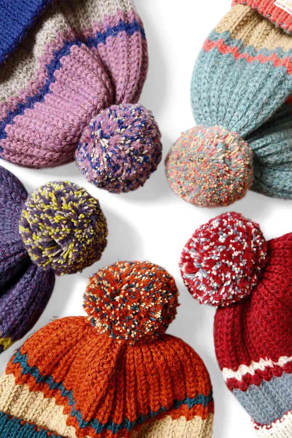 Kapital - 3G Wool Cable Knit Cap - 5 color choices