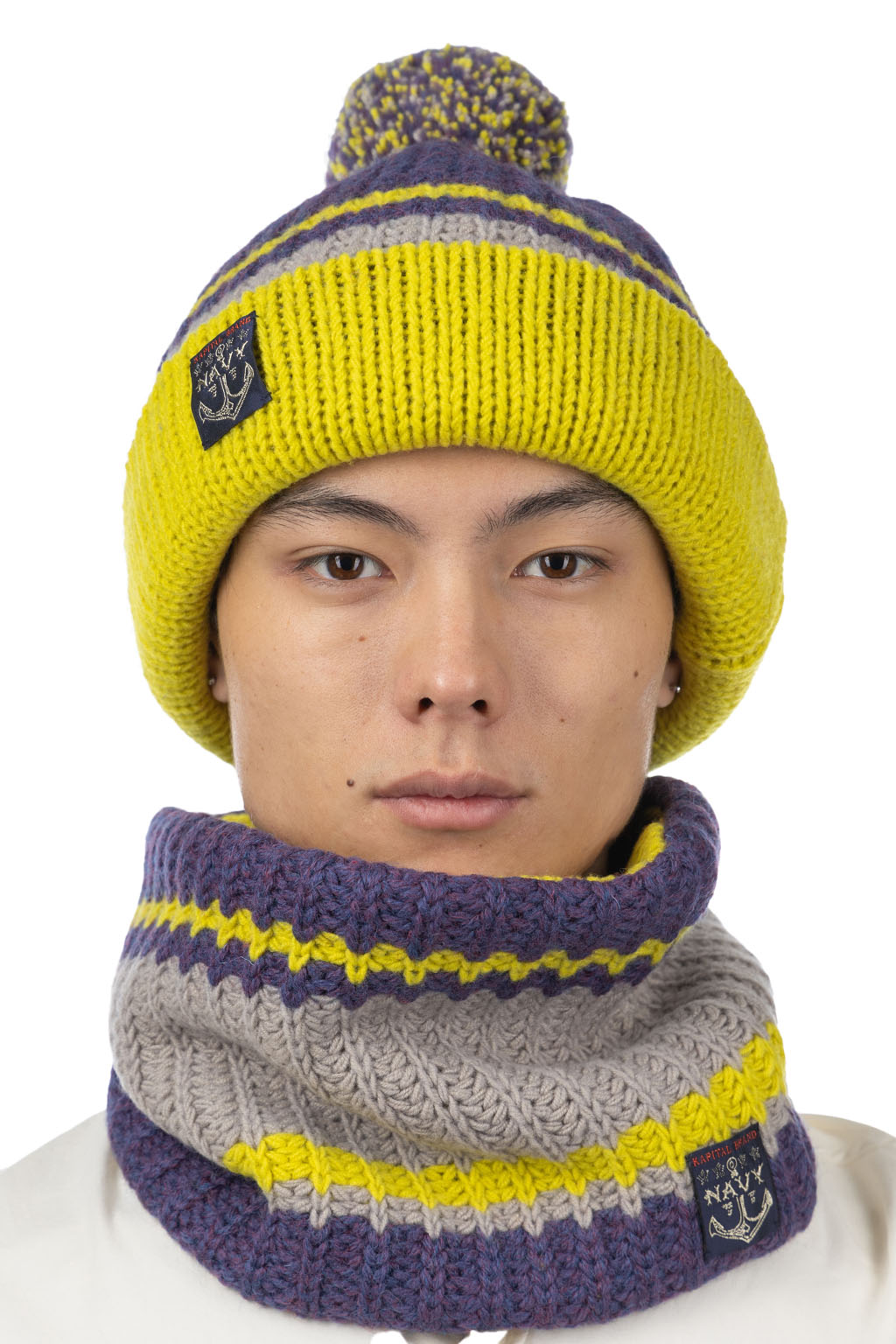 Kapital - 3G Wool Cable Knit Cap - 5 color choices