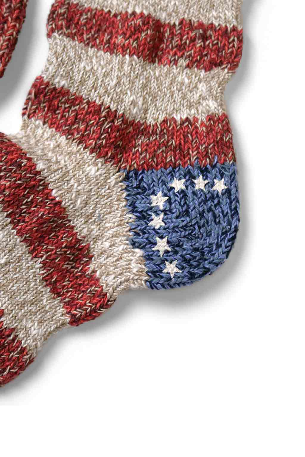 Kapital - 56 Yarns Flag Stripe Socks - 4 Colors