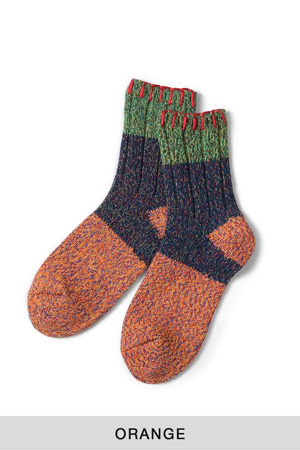 Kapital - 56Yarns Wool Grandrelle GOGH HOBO Stitch Socks - 5 Colors