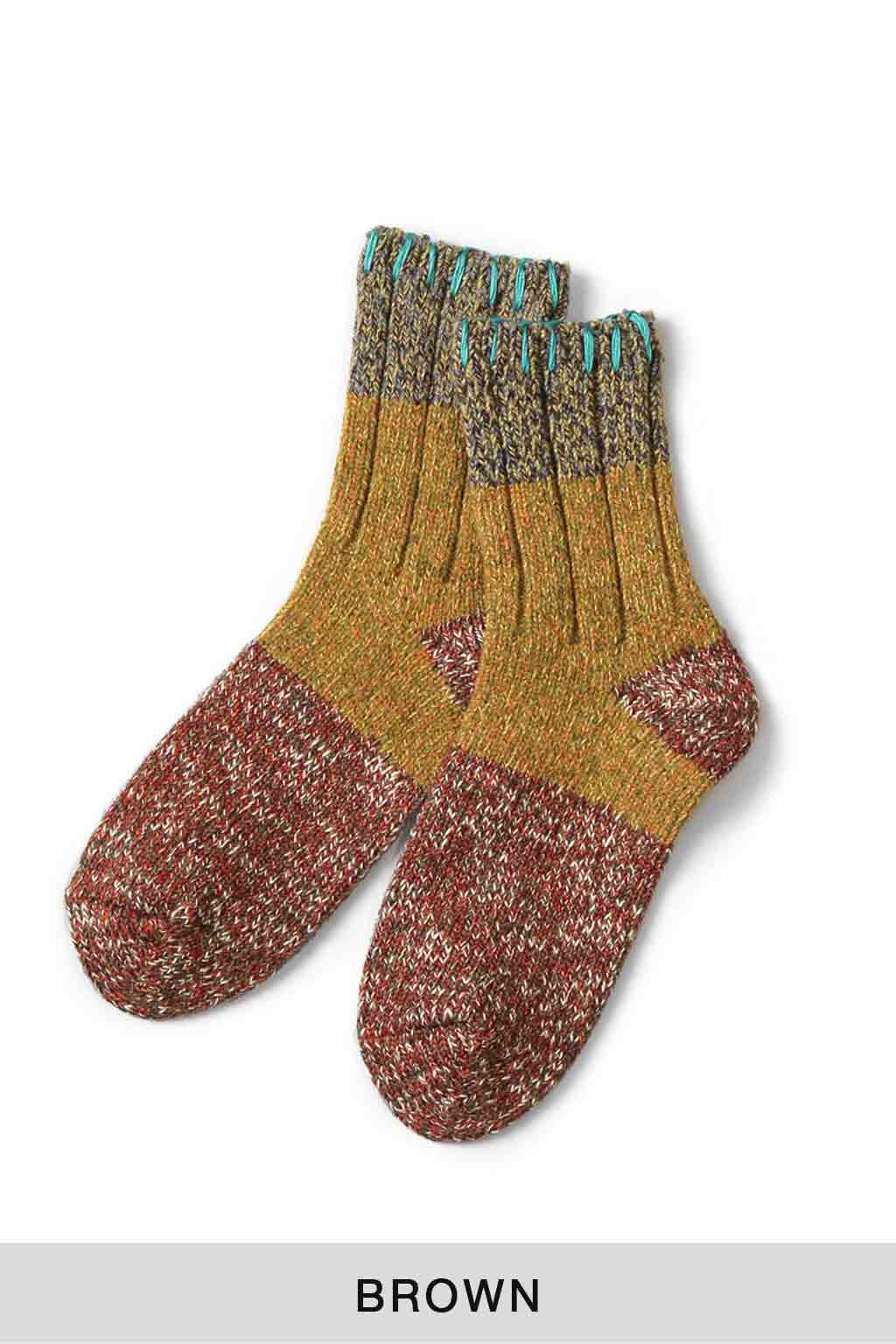 Kapital - 56Yarns Wool Grandrelle GOGH HOBO Stitch Socks - 5 Colors