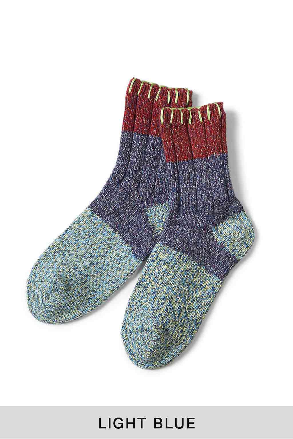 Kapital - 56Yarns Wool Grandrelle GOGH HOBO Stitch Socks - 5 Colors