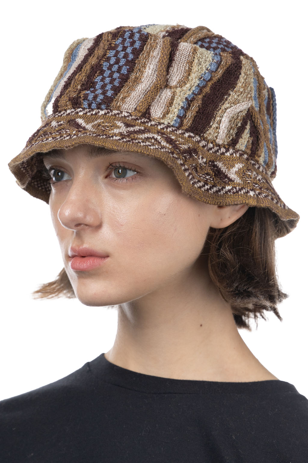 Kapital - 7G Knit Gaudy Bucket Hat - 3 Colors