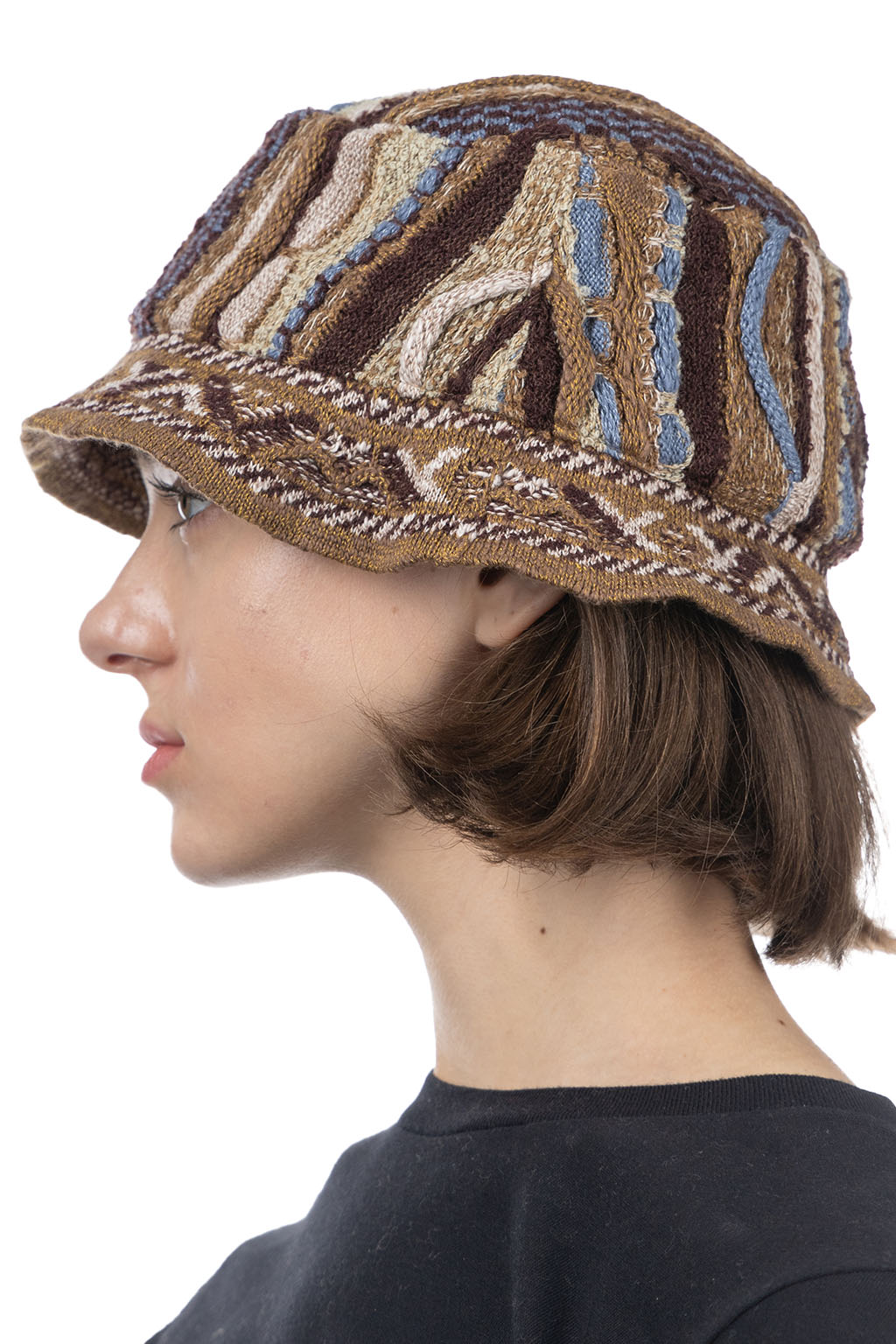 Kapital - 7G Knit Gaudy Bucket Hat - 3 Colors