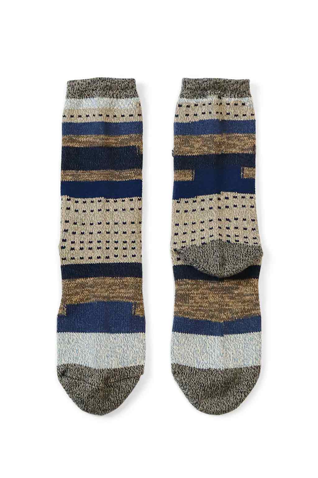 Kapital - 84 Yarns Patchwork KOMON KOGIN Socks - 3 Colors