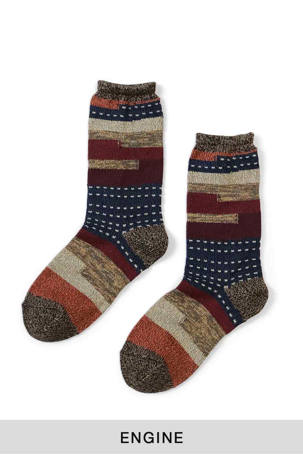 Kapital - 84 Yarns Patchwork KOMON KOGIN Socks - 3 Colors