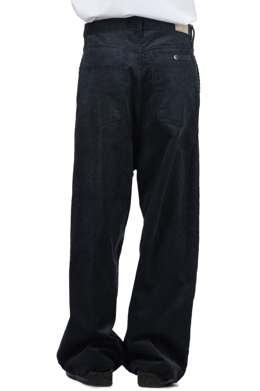 Kapital - 8W Corduroy ZIPPER PORT Baggy Pants - Black