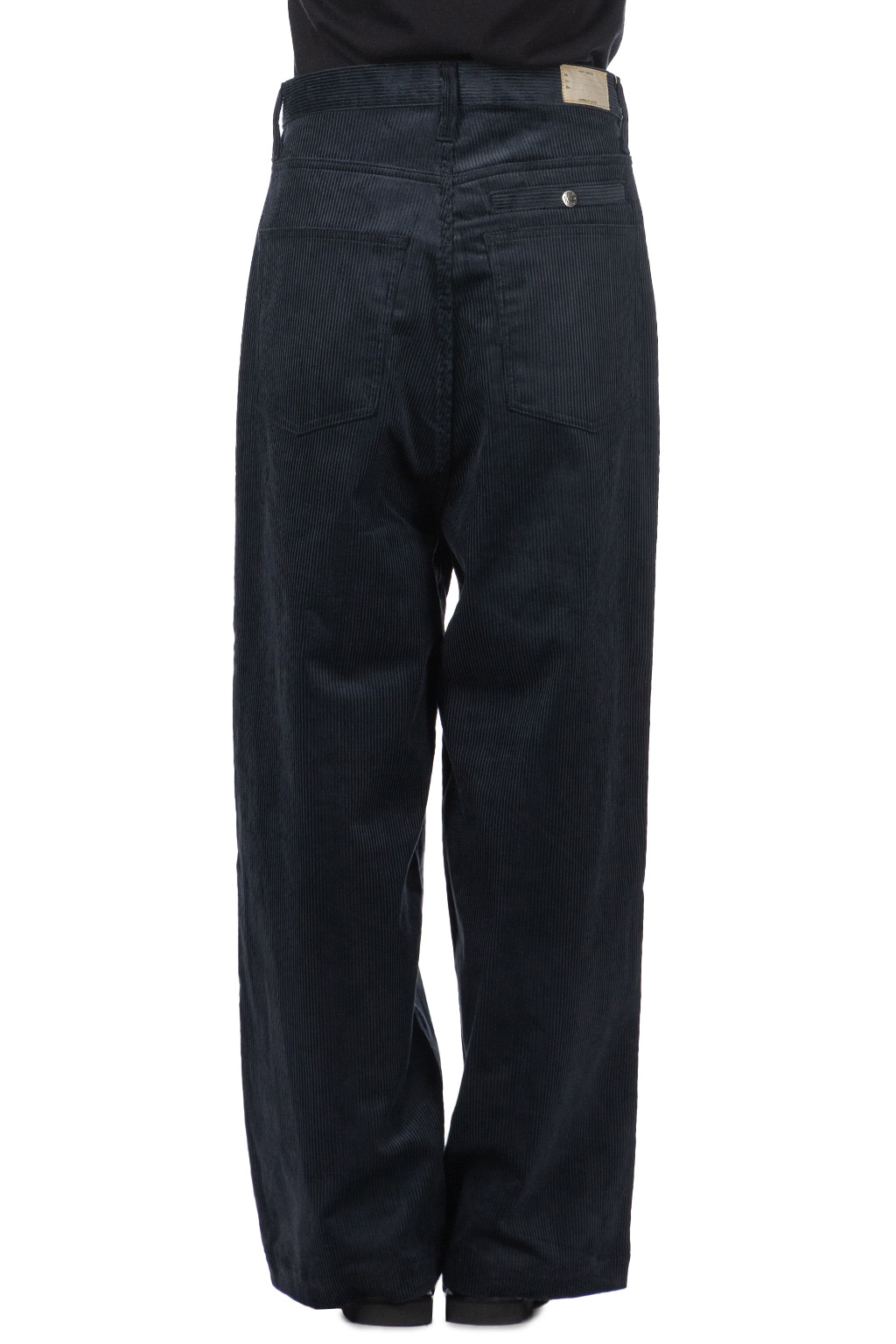 Kapital - 8W Corduroy ZIPPER PORT Baggy Pants - Black