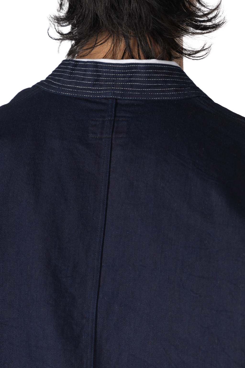 Kapital 8oz IDG×IDG Denim KAKASHI Shirt (FUROSHIKI) - Indigo