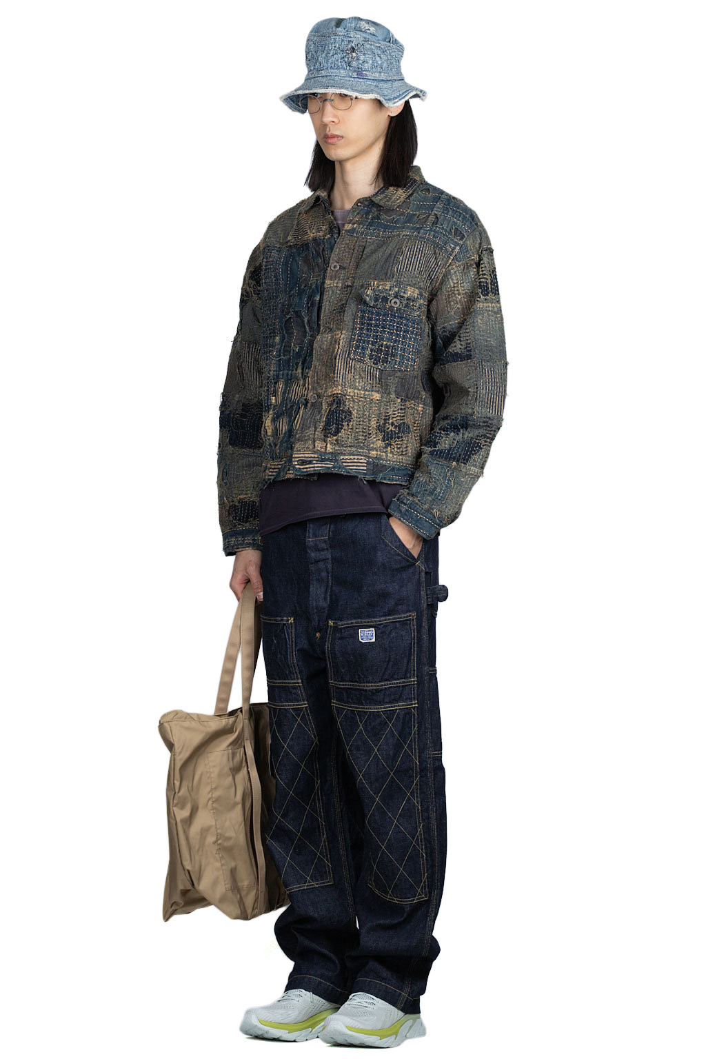 Kapital boro denim shops jacket