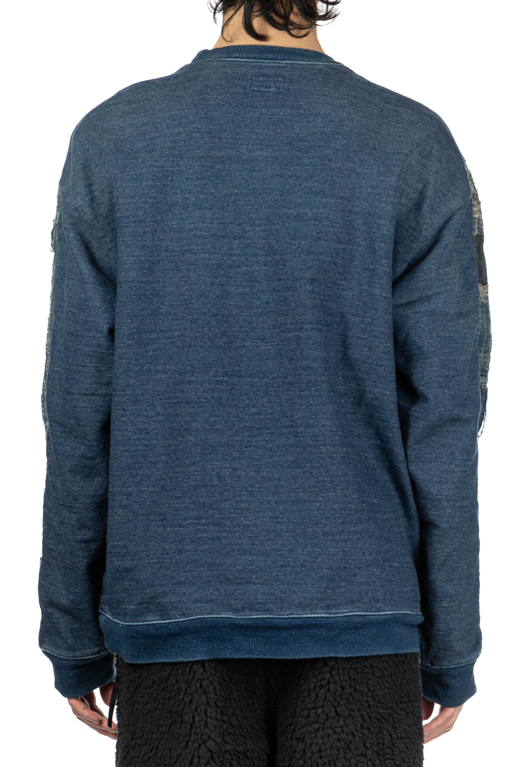 Kapital - BORO x IDG Fleece 2Tones BIG SWT - Indigo