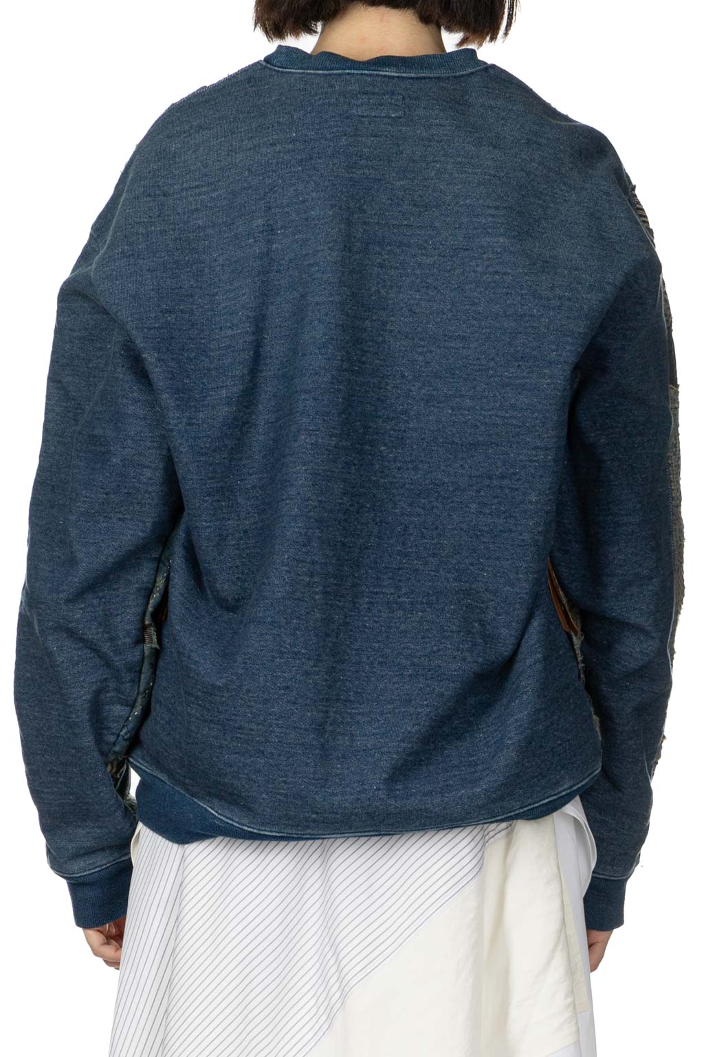 Kapital - BORO x IDG Fleece 2Tones BIG SWT - Indigo