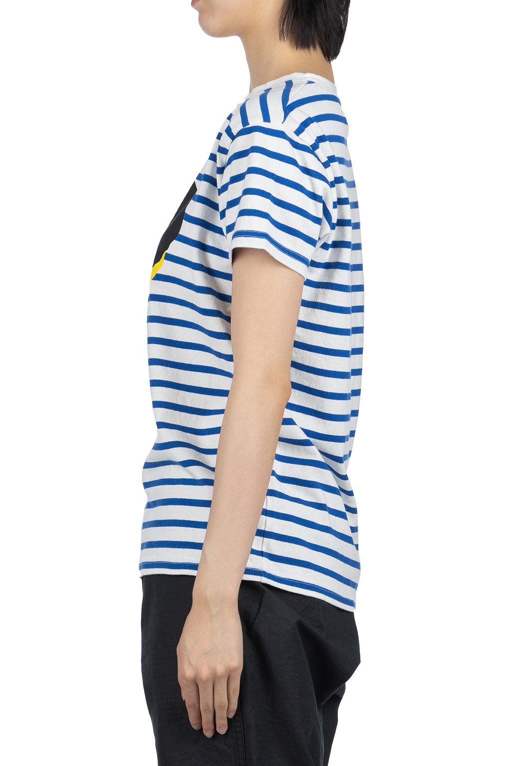 Kapital Border Jersey Crew T (CATPITAL) - Blue