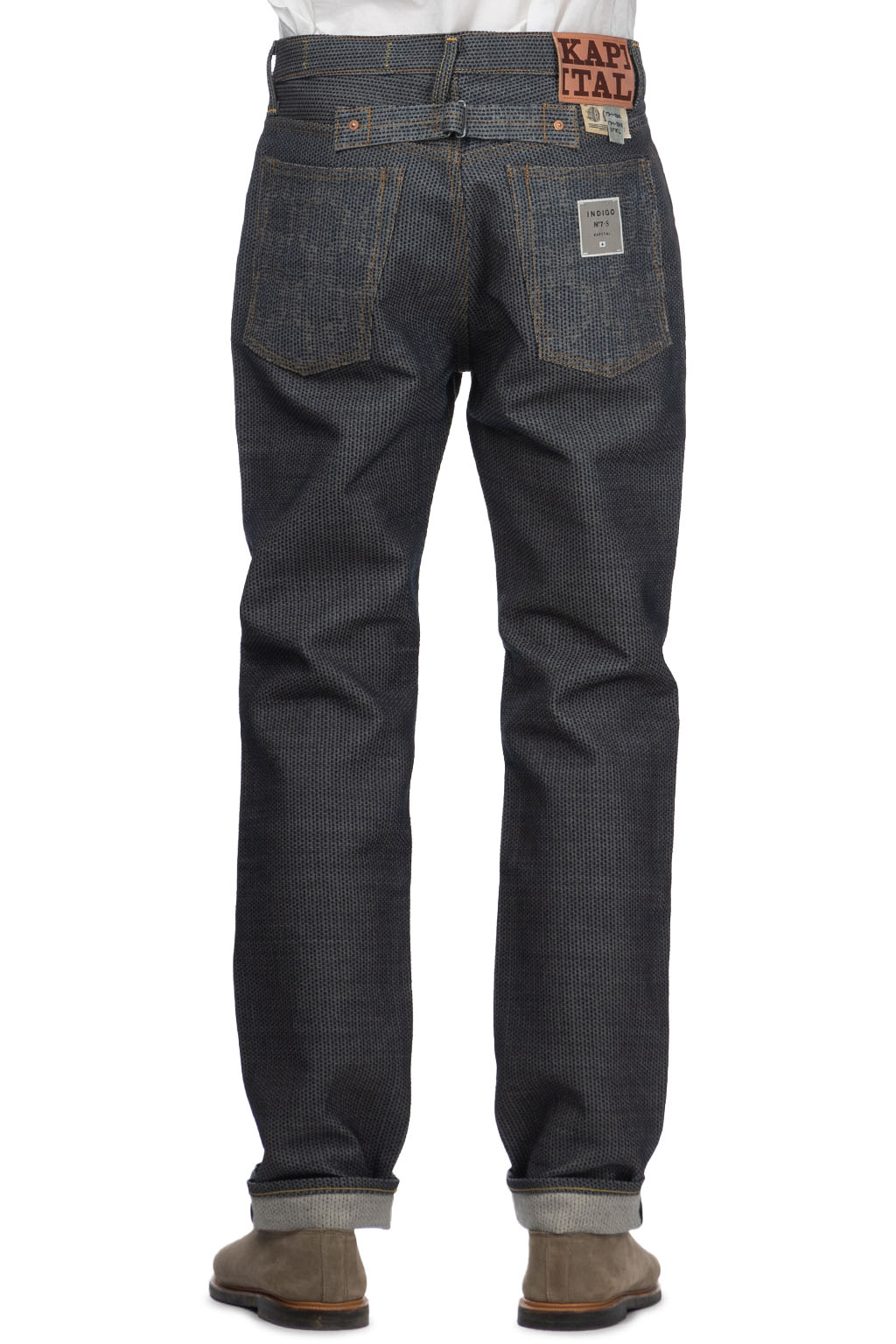 Kapital Century Denim 5P Stone N7S - Grey