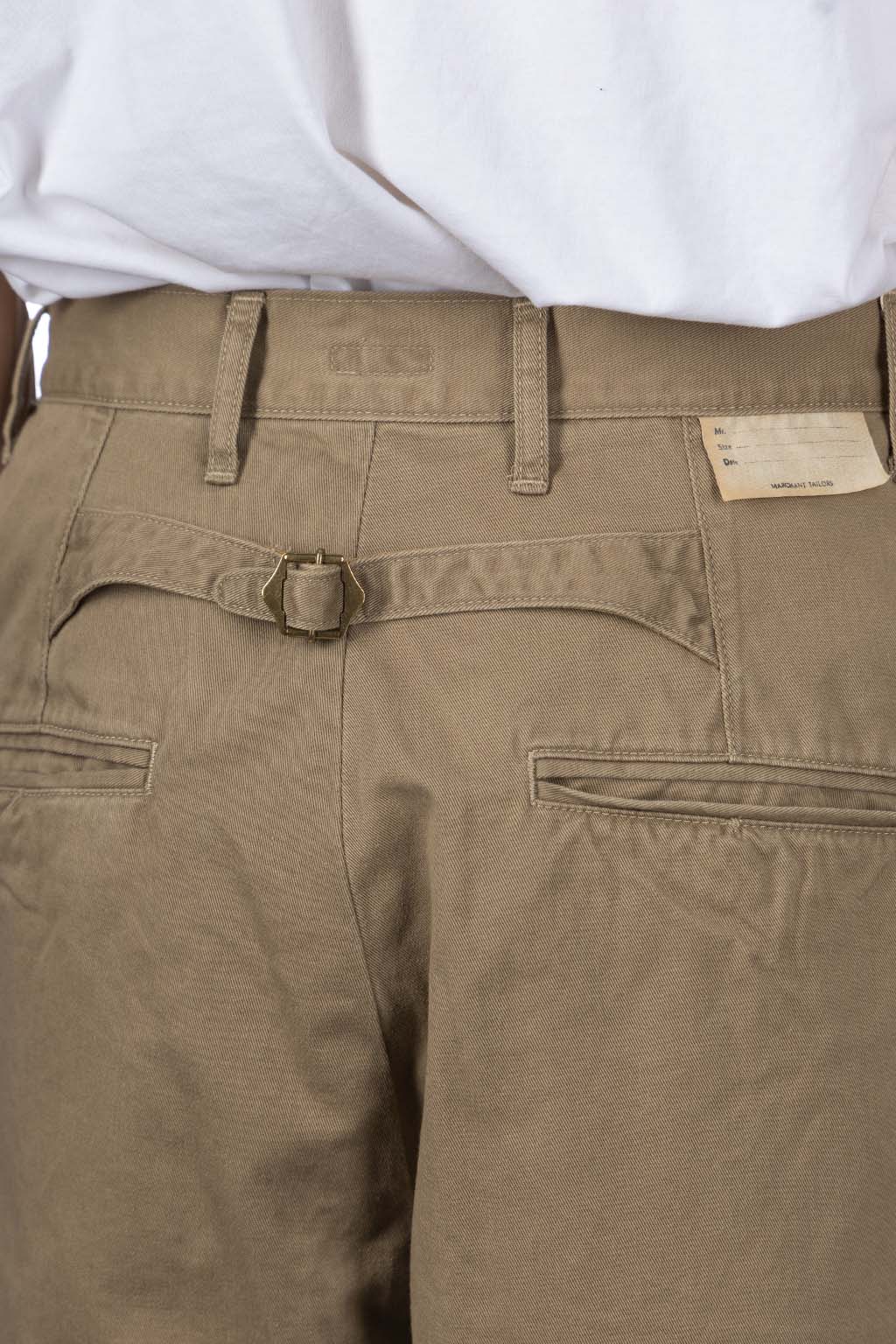 Kapital - Chino High Waisted NIME Pants-Beige