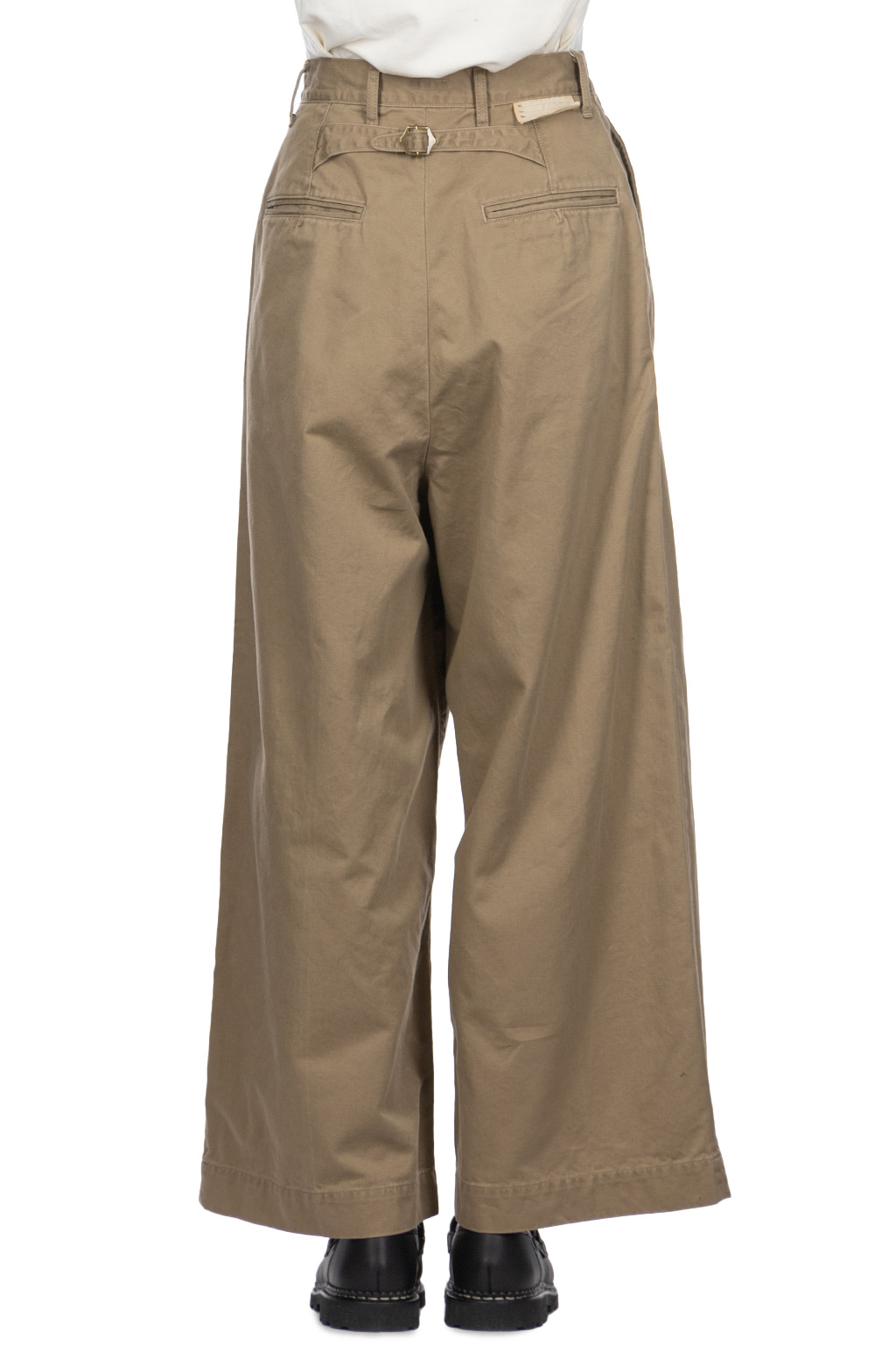 Kapital - Chino High Waisted NIME Pants-Beige