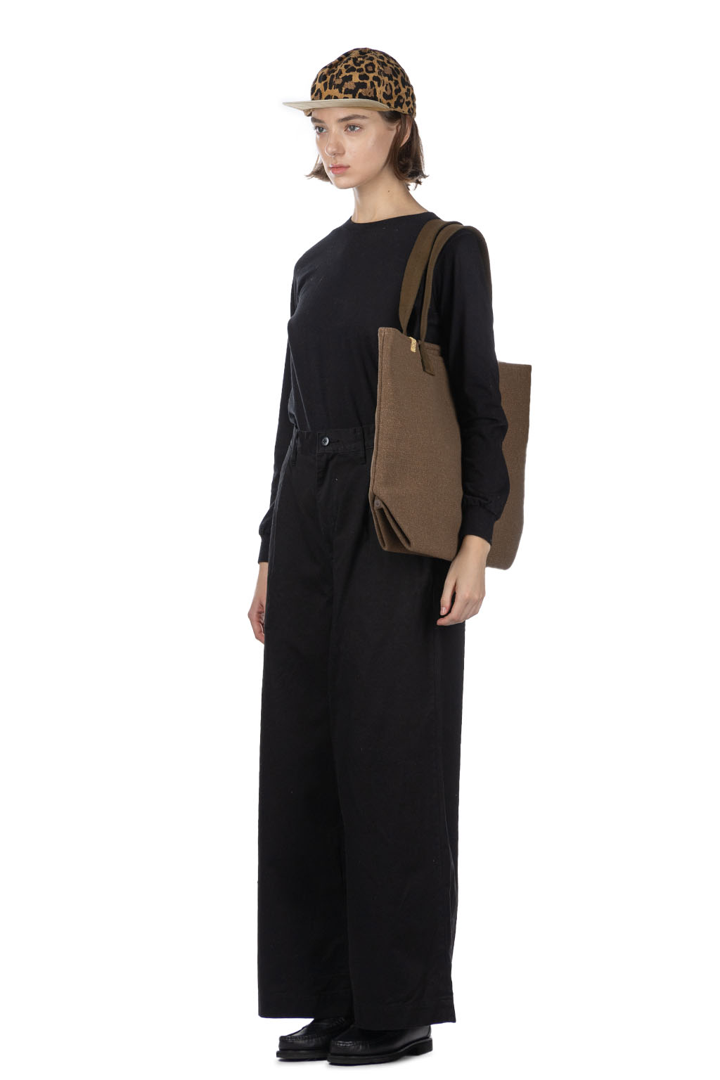 Kapital - Chino High Waisted NIME Pants-Black