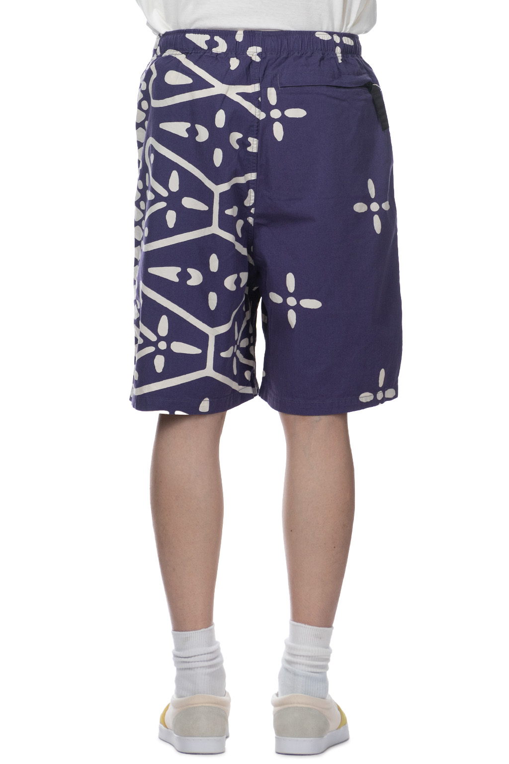 Kapital Combed Burberry Homongo Cross Easy Shorts - Navy