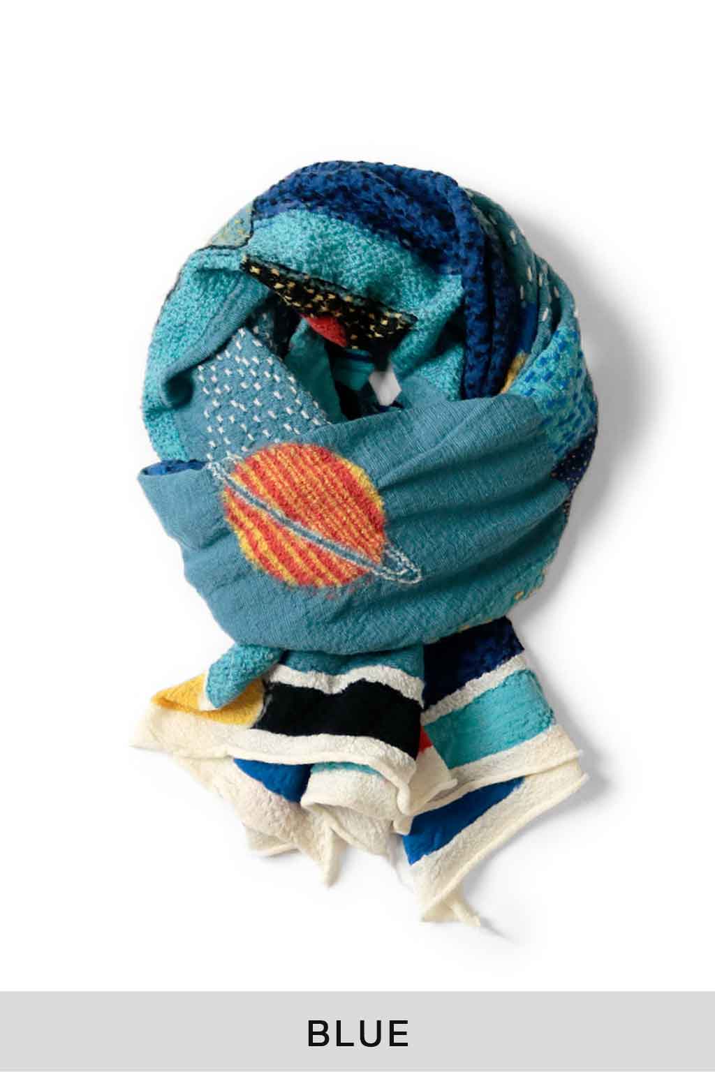 Kapital Compressed Wool Scarf GABBEH UNIVERSE - 2 Colors