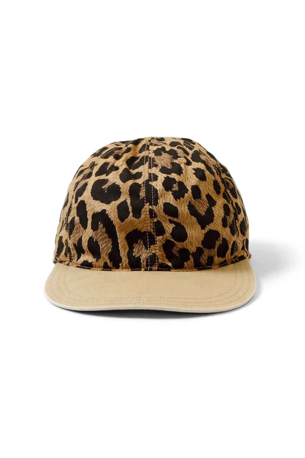 Kapital - Cotton Herringbone Leopard Baseball Cap - Brown